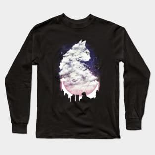 Fluffy White Clouds Long Sleeve T-Shirt